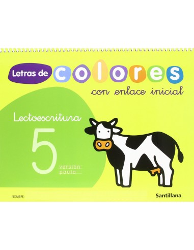 LETRAS COLORES 5 CUENTO 5 ANOS LECTOESCRITURA