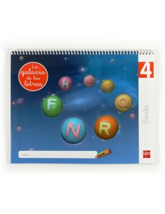 LECTOESCRITURA PAUTA 5 ANOS NIVEL 4 GALAXIA DE LAS LETRAS