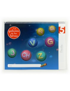 LECTOESCRITURA PAUTA 5 ANOS NIVEL 5 GALAXIA DE LAS LETRAS