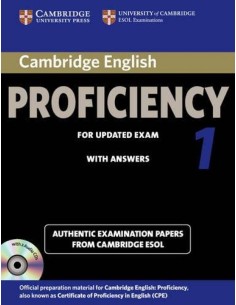 CAMBRIDGE ENGLISH PROFICIENCY 1 FOR UPDATED EXAM SELF STUDY PACK STUDENTKEYAUDIO CD