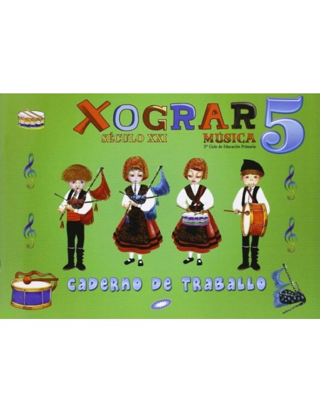 MUSICA 5 EP XOGRAR SECULO XXI CADERNO GALEGO