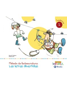 letras divertidas cuaderno 1 3 anos LECTOESCRITURA 2016