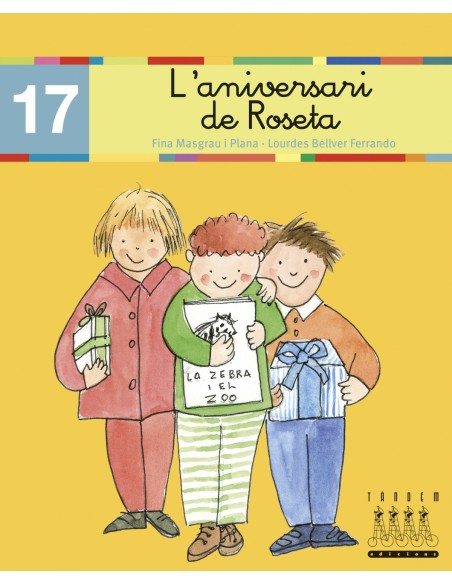 ANIVERSARI DE ROSETA L LLEGINT 17 CURSIVA XINO