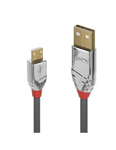 36654 cable USB 5 m USB 2.0 USB A Micro-USB B Gris