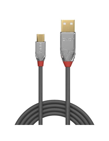 36654 cable USB 5 m USB 2.0 USB A Micro-USB B Gris