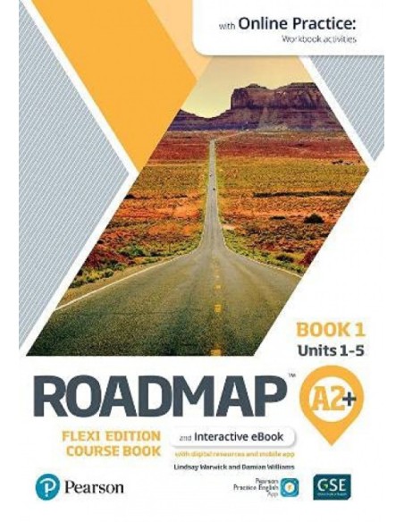 ROADMAP A2 FLEXI EDITION COURSE BOOK 1 WITH EBOOK AND ONLINE PRACTICE A