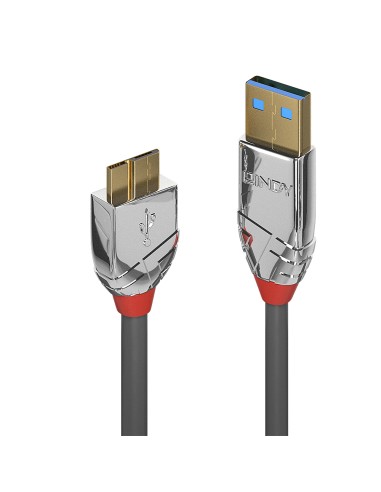 36656 cable USB 0,5 m USB 3.2 Gen 1 (3.1 Gen 1) USB A Micro-USB B Gris
