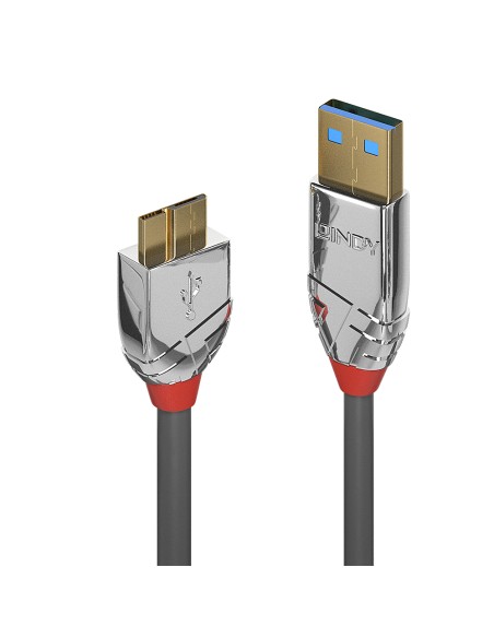 36656 cable USB 0,5 m USB 3.2 Gen 1 (3.1 Gen 1) USB A Micro-USB B Gris