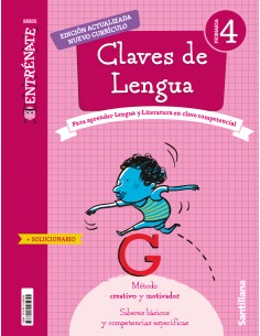 CUADERNO CLAVES LENGUA 4TPRIMARIA SERIE ENTRENATE CATALUNYA 2023