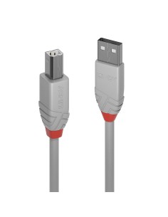 36685 cable USB 5 m USB 2.0 USB A USB B Gris