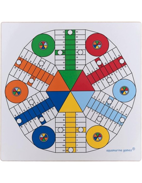 TABLERO PARCHIS 4 Y 6 JUGADORES EN DM