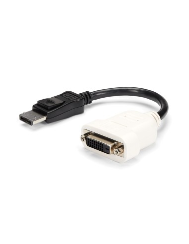 Adaptador Gráfico DisplayPort a DVI - Conversor de Vídeo Externo DP - Hasta 1920x1200 - Pasivo