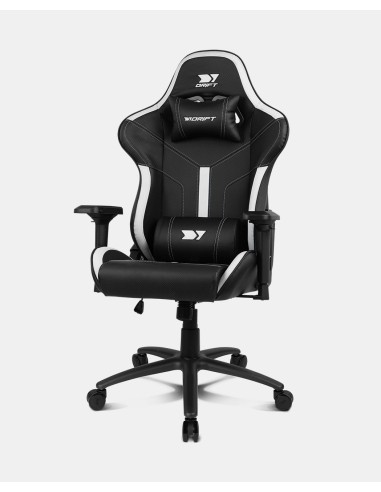 DR350 Butaca para jugar Asiento acolchado Negro, Blanco