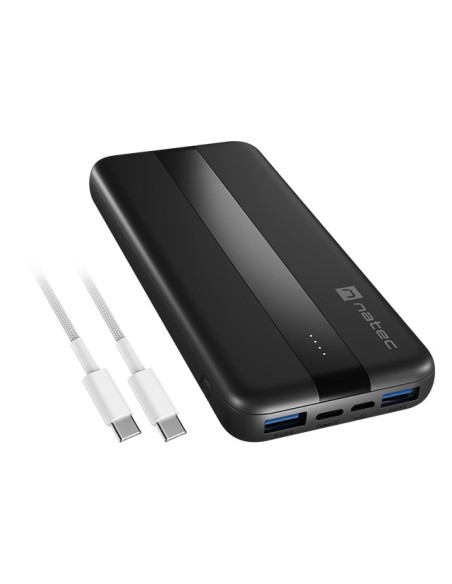 TREVI SLIM Q V2 Polímero de litio 10000 mAh Negro