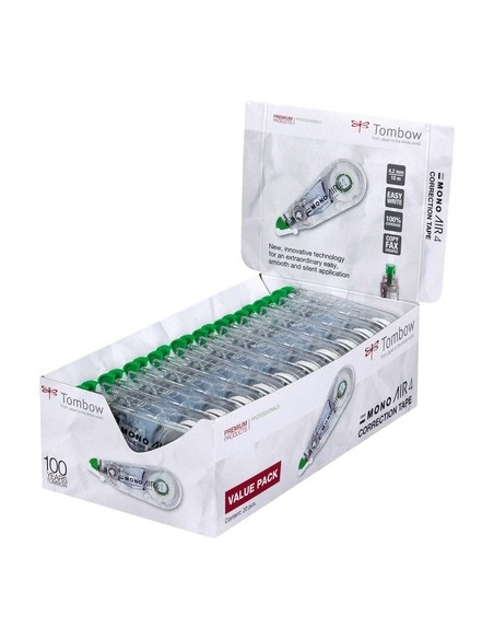 CT-CA4-20 corrección de películo/cinta Verde, Transparente, Blanco 10 m 20 pieza(s)