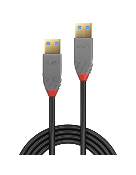 36754 cable USB 5 m USB 3.2 Gen 1 (3.1 Gen 1) USB A Negro, Gris