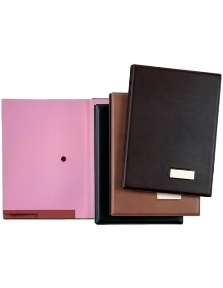 PORTAFIRMAS PARDO 12 DPTOS. BURDEOS