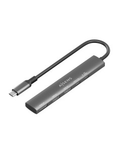 USB-C Dock 5 en 1, USB-C A, 1x HDMI 2x USB-A, 1x USB-C, 1x USB-C PD, Gris, 15cm