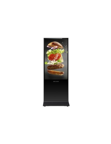 DS-D6055UL-B/S pantalla de señalización 138,7 cm (54.6") LED Wifi 500 cd / m² 4K Ultra HD Negro Procesador incorporado Android 8