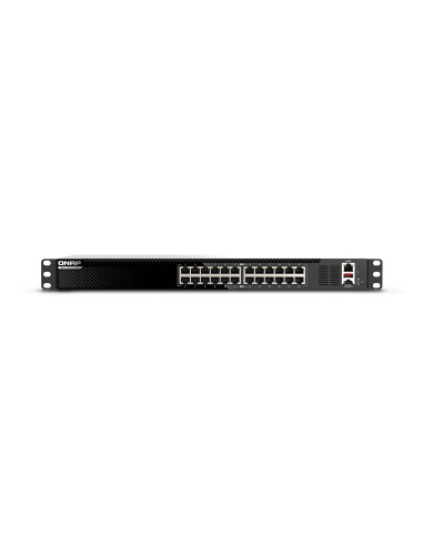 QSW-M3224-24T switch Gestionado L3 10G Ethernet (100/1000/10000) 1U Negro, Plata