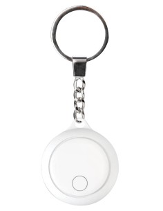 TA-TAG-01-W llavero Gris, Blanco 1 pieza(s)