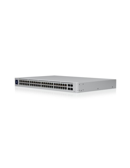 UniFi USW-48-POE switch Gestionado L2 Gigabit Ethernet (10/100/1000) Energía sobre Ethernet (PoE) 1U Acero inoxidable