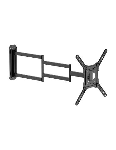 Soporte Eco Giratorio, Inclinable y Nivelable para Monitor/TV 35kg de 23"-65", Negro