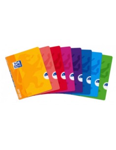 Paq 10 libretas a4 48h 90g milimetrado c m colores surtidos oxford classic