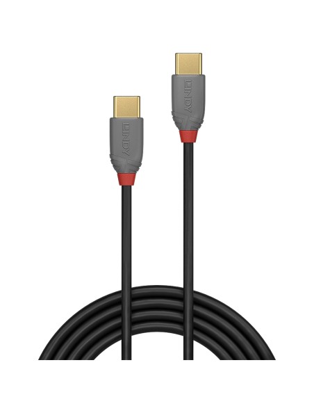 36872 cable USB 2 m USB 2.0 USB C Negro, Gris