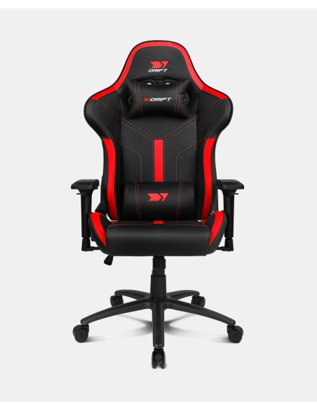 DR350 Butaca para jugar Asiento acolchado Negro, Rojo