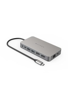 DUEL HDMI 10-IN1 USB 3.2 Gen 1 (3.1 Gen 1) Type-C Acero inoxidable