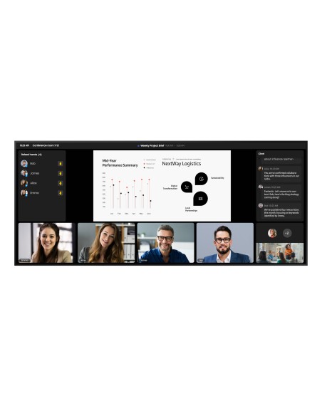 LH105QPD5BGXEN pantalla de señalización 2,67 m (105") Wifi 500 cd / m² 5K Ultra HD Negro Tizen 7.0 24/7
