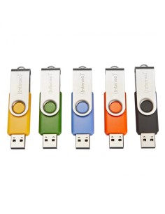 Basic Line unidad flash USB 8 GB USB tipo A 2.0 Negro, Azul, Verde, Naranja, Amarillo