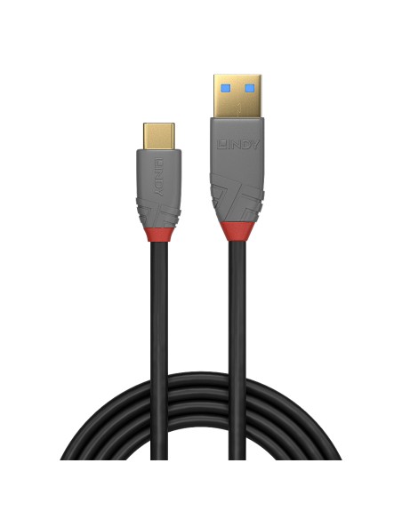 36910 cable USB 0,5 m USB C USB A Negro, Gris