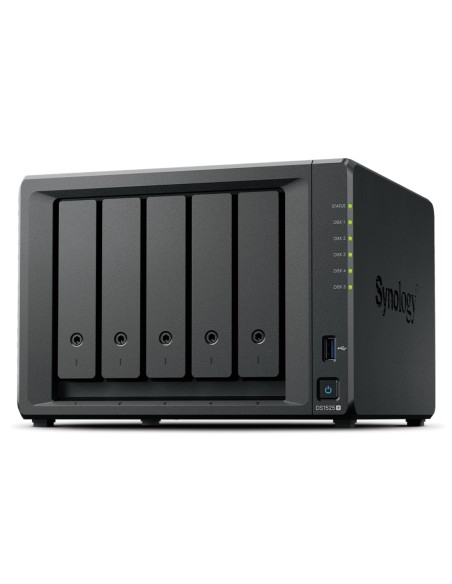DiskStation DS1525+ servidor de almacenamiento NAS Ryzen Embedded V1500B 8 GB DDR4 0 TB Negro