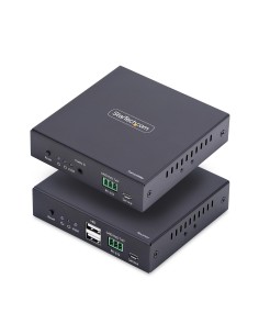Extensor KVM HDMI 4K 60Hz por Redes Ethernet IP - Alargador KVM HDMI y USB por Ethernet - Sin Controladores - Juego Transmisor/R