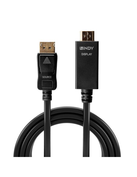 36923 adaptador de cable de vídeo 3 m DisplayPort HDMI tipo A (Estándar) Negro