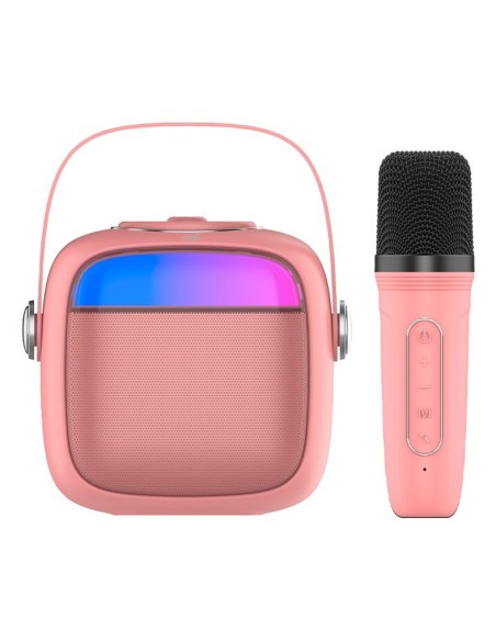 Mini Karaoke Altavoz monofónico portátil Rosa 6 W