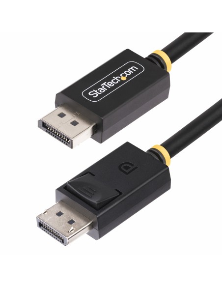 Cable DisplayPort 2.1 de 1m - Certificación VESA - Cable DisplayPort DP40 - UHBR10/HDR/DSC 1.2a/HDCP 2.2 - 8K 60Hz - DP 2.1 - M/