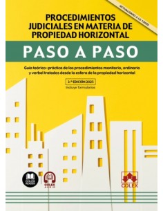Procedimientos judiciales en materia de propiedad horizontal Paso a paso