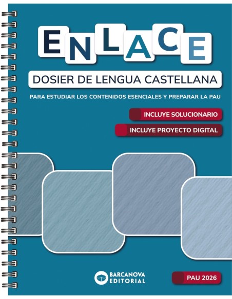 Enlace Dosier de Lengua castellana Bachillerato 2026