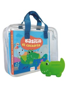 Libro de bano Basilio el cocodrilo