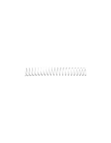 C 25 ESPIRAL PLASTICA BLANCO 10MM PASO 5 1