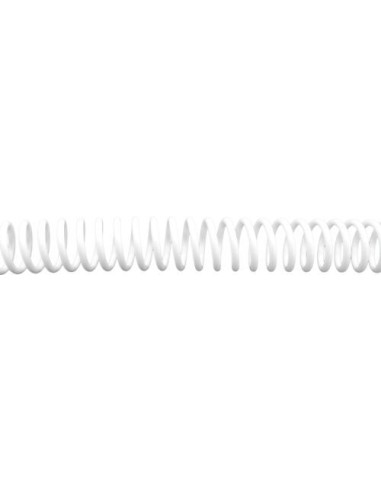 C 25 ESPIRAL PLASTICA BLANCO 16MM PASO 5 1