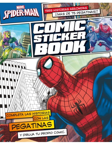 Spider Man comic sticker book