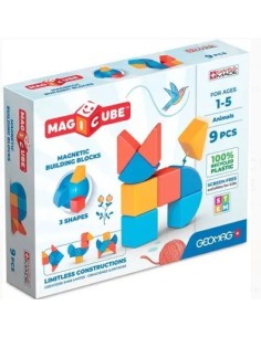 GEOMAG MAGICUBE RE 3 SHAPES ANIMALS 9