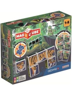 GEOMAG MAGICUBE PRINTED JUNGLE CARDS 6