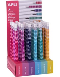 EXP 24 PORTAMINAS 07MM EMOTIONS SURTIDOS