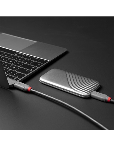 36947 cable USB 0,8 m USB4 Gen 3x2 USB C Negro