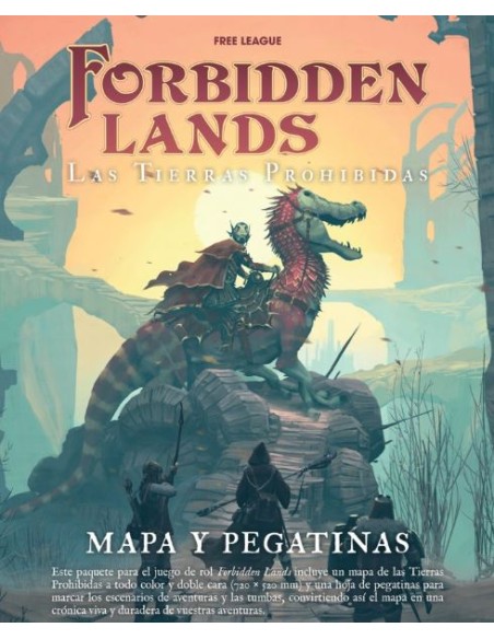 FORBIDDEN LANDS MAPA PEGATINAS